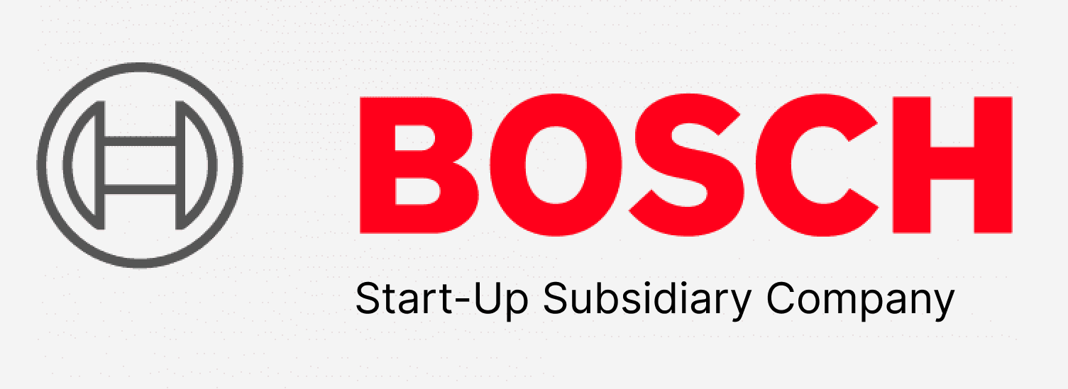 Bosch portfolio start-up company